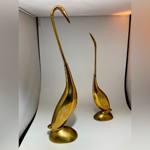 Rare MID CENTURY MODERN BRASS SCULPTURES